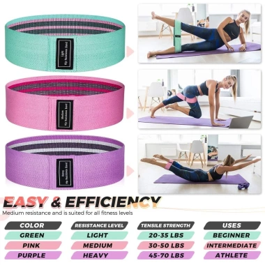 Bộ 3 MiniBand POPO dây kháng lực đa năng - Tập Gym Yoga, giảm giá 71.000 VNĐ 4 Bộ 3 MiniBand POPO dây kháng lực đa năng - Tập Gym Yoga, giảm giá 71.000 VNĐ 4