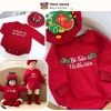 Bộ 3 Món Bodysuit Thêu Tên, Mũ & Túi Bánh Chưng Nỉ Bông Dày, Giá 264k