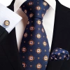 Bộ 3 món Cà vạt 8cm - Khăn cài túi áo vest Cravat Calavat chú rể giá 104.900 7
