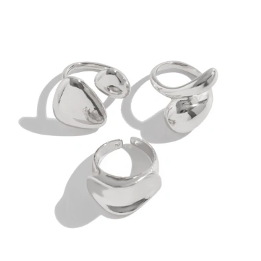 Bộ 3 Nhẫn Mở Bất Đối Xứng Vòng Xoắn Giọt Nước Ôm – Trang sức dự tiệc nữ 9 Bộ 3 Nhẫn Mở Bất Đối Xứng Vòng Xoắn Giọt Nước Ôm – Trang sức dự tiệc nữ 9