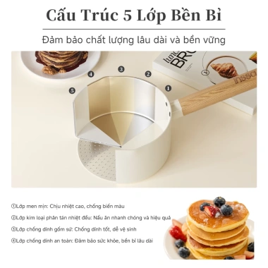 Bộ 3 Nồi Chảo Simplus x INSSA Gốm Sứ Chống Dính 16cm Nắp Kính Không PTFE GUOJ042 - 386.900₫ 7