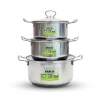 Bộ 3 nồi inox Đạt Tường chính hãng - Dùng mọi loại bếp, truyền nhiệt nhanh, giảm giá 20% chỉ 389.000₫ 5