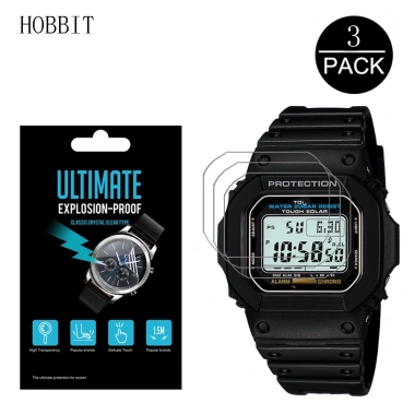 Bộ 3 Phim Nano Dán Màn Hình Chống Cháy Nổ Cho Casio B650/B640WC/A168WA/A700WA