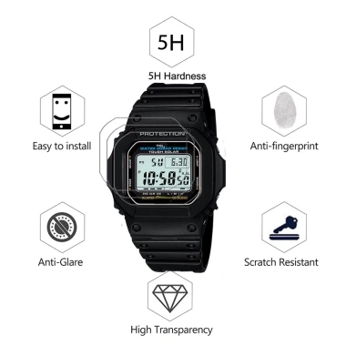 Bộ 3 Phim Nano Dán Màn Hình Chống Cháy Nổ Cho Casio B650/B640WC/A168WA/A700WA