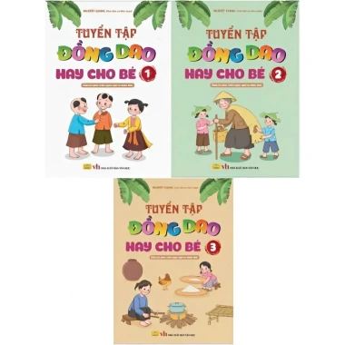 Bộ 3 sách Đồng Dao Hay cho Bé – Phát triển ngôn ngữ, nhận thức – 84.000đ
