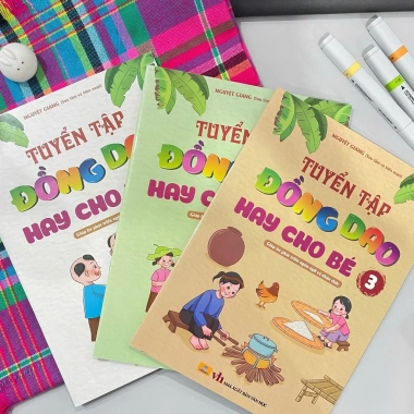 Bộ 3 sách Đồng Dao Hay cho Bé – Phát triển ngôn ngữ, nhận thức – 84.000đ