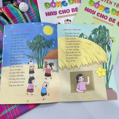 Bộ 3 sách Đồng Dao Hay cho Bé – Phát triển ngôn ngữ, nhận thức – 84.000đ