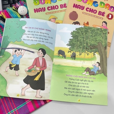 Bộ 3 sách Đồng Dao Hay cho Bé – Phát triển ngôn ngữ, nhận thức – 84.000đ