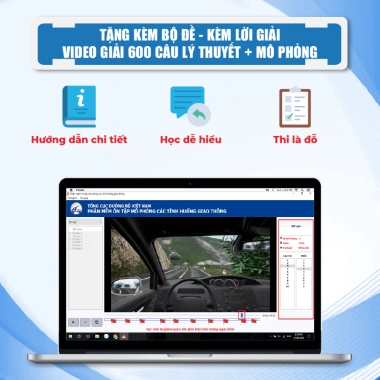 Bộ 3 Sách Ôn Thi Lái Xe 2.025 - 600 Câu Lý Thuyết, 120 Câu Mô Phỏng, Đề Mới Nhất, Dùng Thi Sát Hạch 4 Bộ 3 Sách Ôn Thi Lái Xe 2.025 - 600 Câu Lý Thuyết, 120 Câu Mô Phỏng, Đề Mới Nhất, Dùng Thi Sát Hạch 4