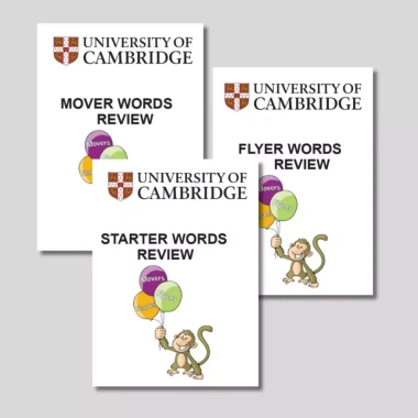 Bộ 3 sách Words Review - Ghi nhớ từ vựng Cambridge Starter, Mover, Flyer, giảm 18%