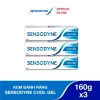Bộ 3 Sensodyne Cool Gel 160g - Kem đánh răng ê buốt, hương bạc hà mát lạnh, giá 267.900