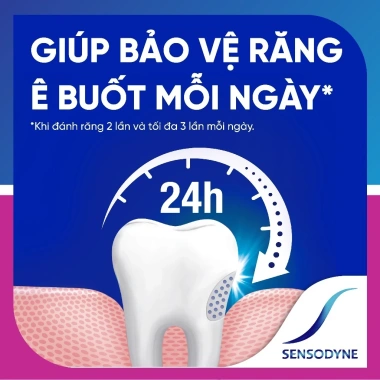 Bộ 3 Sensodyne Gum Care 100g: Giảm ê buốt, bảo vệ nướu chắc khỏe, giá ưu đãi 217.560₫