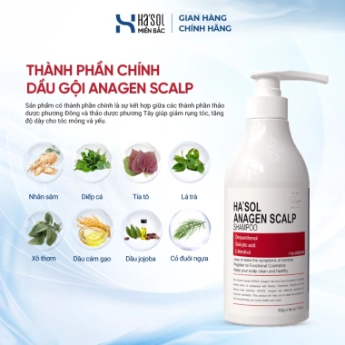 Bộ 3 Tái Sinh HASOL Ngăn Rụng Tóc - Dầu Gội Đỏ, Kem Ủ & Xịt Mọc Tóc, Phục Hồi & Kích Mọc Tóc Hư Tổn - Giảm giá 22% 3