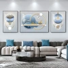 Bộ 3 tranh canvas Lông vũ trừu tượng Treo tường hiện đại cho phòng khách, ngủ, khách sạn, giá ưu đãi 140.580₫ 3