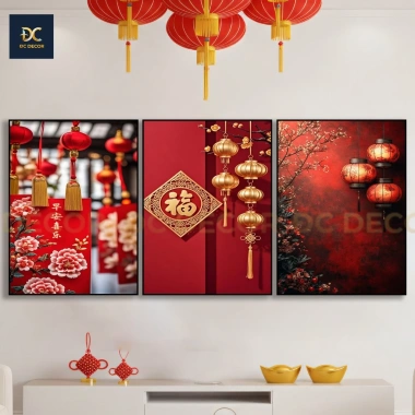 Bộ 3 Tranh Tết Fomex Đẹp - Decor Trang Trí Nhà Cửa, Giá Chỉ 98.000₫ 4