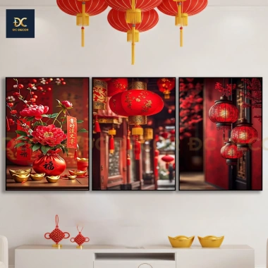 Bộ 3 Tranh Tết Fomex Đẹp - Decor Trang Trí Nhà Cửa, Giá Chỉ 98.000₫ 7