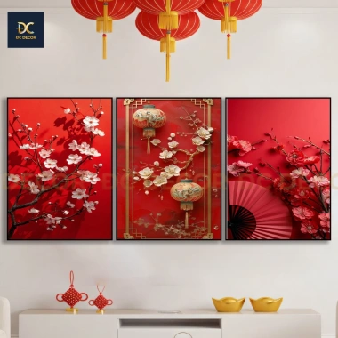 Bộ 3 Tranh Tết Fomex Đẹp - Decor Trang Trí Nhà Cửa, Giá Chỉ 98.000₫ 9