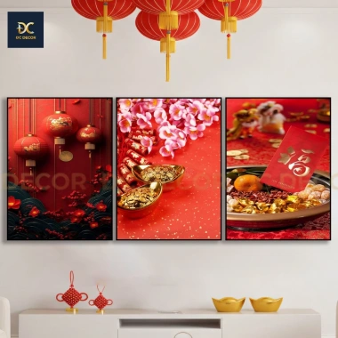 Bộ 3 Tranh Tết Fomex Đẹp - Decor Trang Trí Nhà Cửa, Giá Chỉ 98.000₫ 10