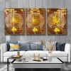 Bộ 3 Tranh Thư Pháp Phúc Lộc Thọ Cao Cấp Tráng Gương - Treo Tường Phòng Khách Sang Trọng, Giá Ưu Đãi 157.000 VND 4