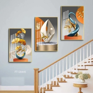 Bộ 3 Tranh Tráng Gương Cầu Thang Hiện Đại - Trang trí Phòng Khách, Ngủ 250.000đ 6