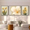 Bộ 3 tranh treo tường hoa lá canvas – Trang trí phòng khách, quà tặng, 205.190₫ 8