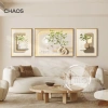 Bộ 3 tranh vải cao cấp - Trang trí phòng ngủ, phòng khách, khách sạn - 191.200đ 3