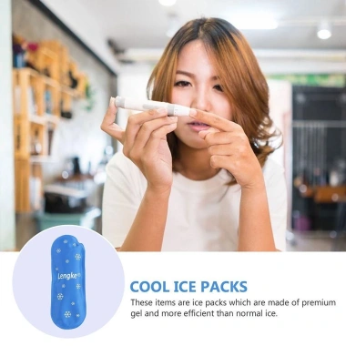 Bộ 3 Túi Gel Lạnh Đựng Đá Tiểu Đường Du Lịch - Tái Sử Dụng, Giữ Nhiệt, Tiện Lợi, Bảo Quản Thuốc Dễ Mang 3