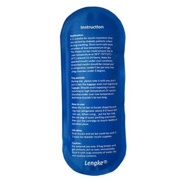 Bộ 3 Túi Gel Lạnh Đựng Đá Tiểu Đường Du Lịch - Tái Sử Dụng, Giữ Nhiệt, Tiện Lợi, Bảo Quản Thuốc Dễ Mang 7