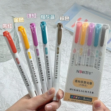 Bộ 30 bút highlight hai đầu màu sáng tạo - Đánh dấu, trang trí sổ tay DIY cho học sinh sinh viên, giảm còn 38.000 VND 10