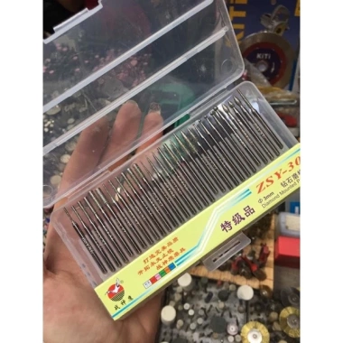Bộ 30 mũi mài ZSY-30, 30 mũi mài kim cương 3mm - Đánh bóng, chỉ 122.000₫ 2 Bộ 30 mũi mài ZSY-30, 30 mũi mài kim cương 3mm - Đánh bóng, chỉ 122.000₫ 2