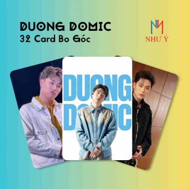 Bộ 32 Bài Lomo Card DƯƠNG DOMIC - Thẻ Góc Thần Tượng Sưu Tập, Giá ưu đãi 31.500đ 5 Bộ 32 Bài Lomo Card DƯƠNG DOMIC - Thẻ Góc Thần Tượng Sưu Tập, Giá ưu đãi 31.500đ 5
