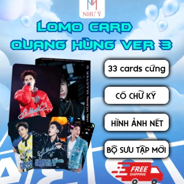Bộ 32 Bài Lomo Card Quang Hùng MasterD - Thẻ Bài Thần Tượng Sưu Tập 34.999 VND 3 Bộ 32 Bài Lomo Card Quang Hùng MasterD - Thẻ Bài Thần Tượng Sưu Tập 34.999 VND 3