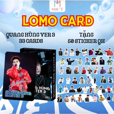 Bộ 32 Bài Lomo Card Quang Hùng MasterD - Thẻ Bài Thần Tượng Sưu Tập 34.999 VND