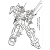 Bộ 33 tranh tô màu robot và siêu nhân Gundam - A4 A5 trẻ em, giá ưu đãi 15.000đ 2