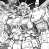 Bộ 33 tranh tô màu robot và siêu nhân Gundam - A4 A5 trẻ em, giá ưu đãi 15.000đ 4