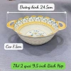Bộ 35 chi tiết Chén Tô Dĩa Gốm Sứ Hoa Bách Hợp 10 Người - Họa Tiết Sang Trọng, Giá Ưu Đãi 673.200 VND 9