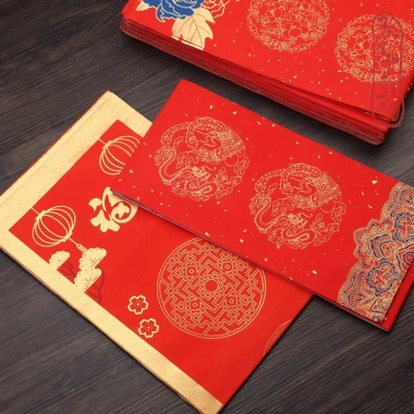 Bộ 3/5 giấy viết câu đối đỏ, giấy liễn xuyến – Thư pháp đẹp, giá ưu đãi 68.800₫ 4