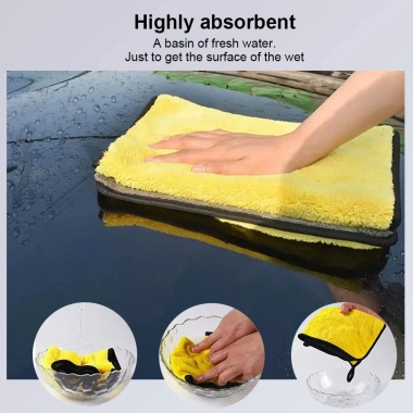 Bộ 3/5 Khăn Microfiber 30x30cm – Rửa Xe, Lau Sấy, Bảo Vệ Sơn, Thấm Hút Nhanh, Giá Ưu Đãi 55.000đ 6