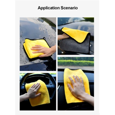 Bộ 3/5 Khăn Microfiber 30x30cm – Rửa Xe, Lau Sấy, Bảo Vệ Sơn, Thấm Hút Nhanh, Giá Ưu Đãi 55.000đ 9