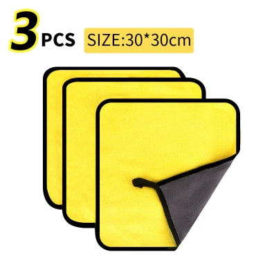 Bộ 3/5 Khăn Microfiber 30x30cm – Rửa Xe, Lau Sấy, Bảo Vệ Sơn, Thấm Hút Nhanh, Giá Ưu Đãi 55.000đ 10