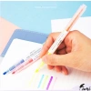 Bộ 3/6 bút highlight 2 đầu FUMI - Pastel đa màu, 2 ngòi nhớ, chỉ 13.300₫ 6