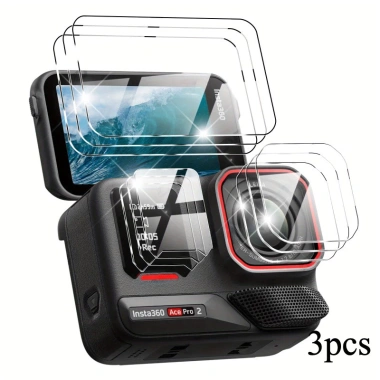 Bộ 3/6 Kính Cường Lực Cho Insta360 Ace Pro 2 - Bảo Vệ Màn Hình và Ống Kính, Giá Ưu Đãi 68,158₫