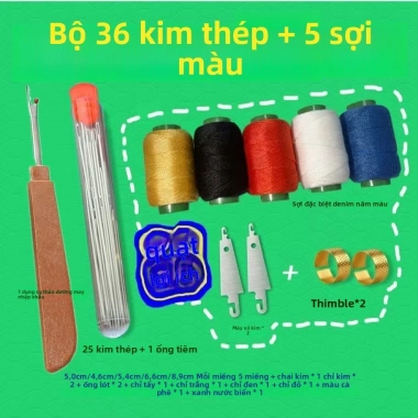 Bộ 36 Món Kim May Tay Nệm Kim Top Giày Mở Rộng Lỗ Lớn HG3F - Giá 99.241₫