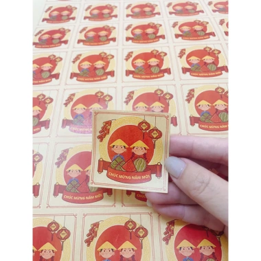 Bộ 38 tem Decan giấy kraft da bò 5x5cm dán mứt Tết, chúc mừng Năm Mới thiết kế sang trọng, độ bền cao, đẹp mắt - Intemre.com giảm giá, Giá chỉ 21.250đ 6 Bộ 38 tem Decan giấy kraft da bò 5x5cm dán mứt Tết, chúc mừng Năm Mới thiết kế sang trọng, độ bền cao, đẹp mắt - Intemre.com giảm giá, Giá chỉ 21.250đ 6