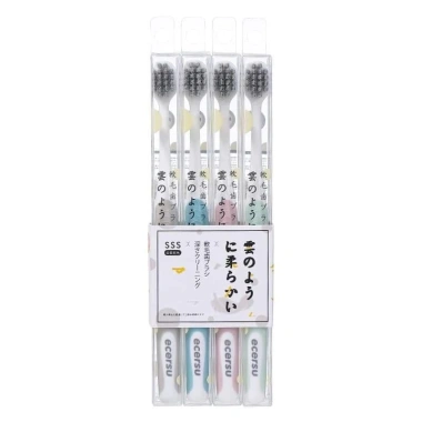 Bộ 4 Bàn Chải Ecersu Đầu Nhỏ Lông Mềm - Dành cho Trẻ và Người Lớn, Giá 42.000đ 7 Bộ 4 Bàn Chải Ecersu Đầu Nhỏ Lông Mềm - Dành cho Trẻ và Người Lớn, Giá 42.000đ 7