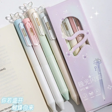 Bộ 4 Bướm Gel Bút Mực Đen - Thiết Kế Độc Đáo, Bền, Văn Phòng Phẩm, Giá 57.497₫ 7 Bộ 4 Bướm Gel Bút Mực Đen - Thiết Kế Độc Đáo, Bền, Văn Phòng Phẩm, Giá 57.497₫ 7