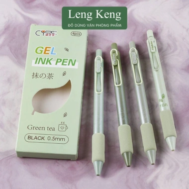 Bộ 4 bút bi gel B88 ngòi 0.5mm - Mực mượt, giá chỉ 16.000đ, giảm giá mạnh
