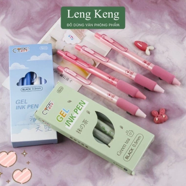 Bộ 4 bút bi gel B88 ngòi 0.5mm - Mực mượt, giá chỉ 16.000đ, giảm giá mạnh