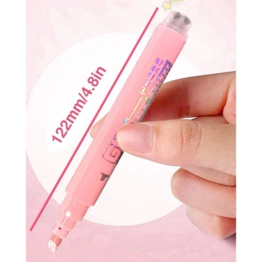 Bộ 4 Bút Dạ Quang Pastel Glitter - Highlight Dễ Thương, Mực Đều Không Nhòe cho Học Sinh, giảm còn 39.000₫ 2