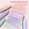 Bộ 4 Bút Dạ Quang Pastel Glitter - Highlight Dễ Thương, Mực Đều Không Nhòe cho Học Sinh, giảm còn 39.000₫ 4